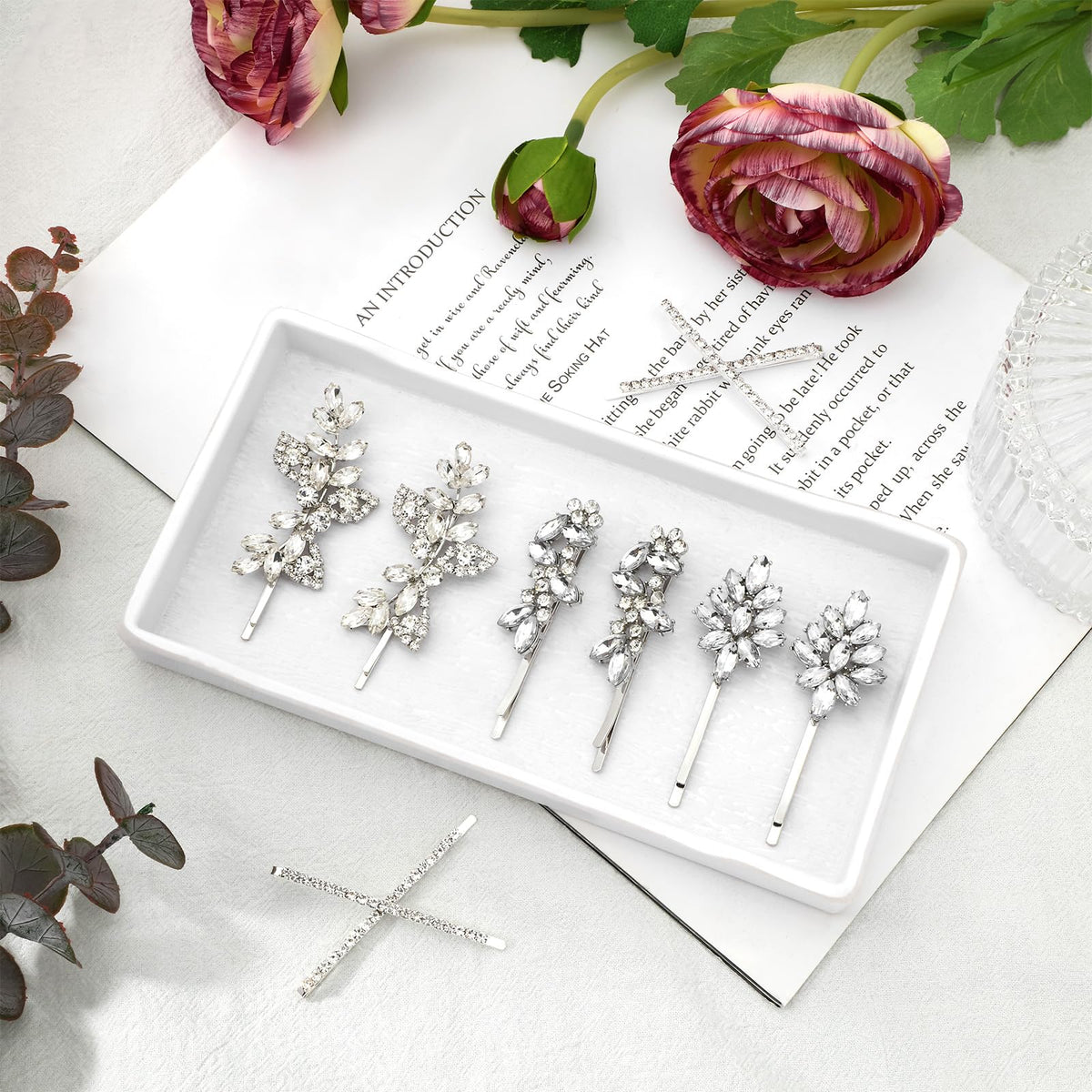 Janinka clips next to a ruler for scale, clarifies size for styling decisions