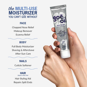 Jao Goē Oil texture close-up drop demonstrating lightweight absorption benefit