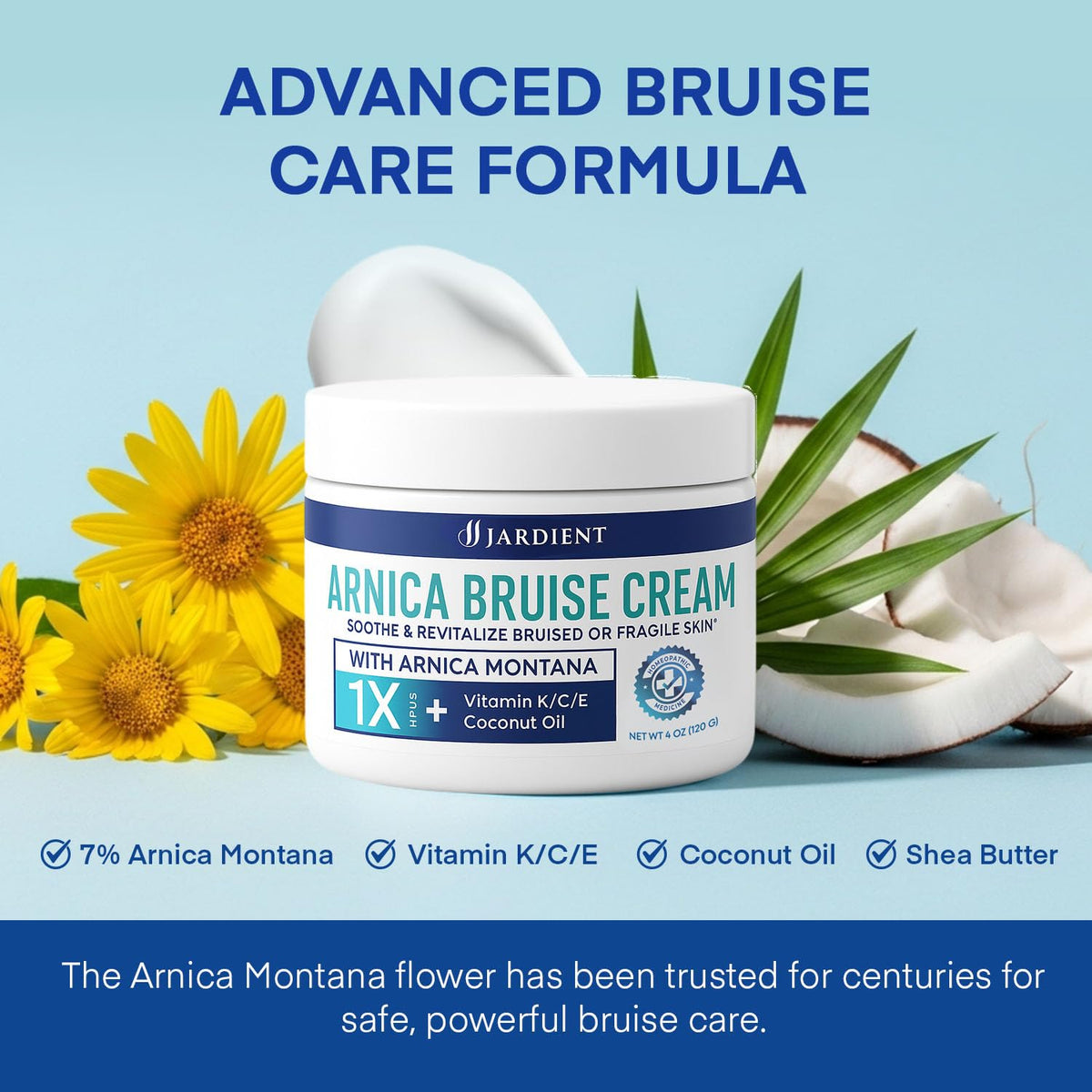 Jardient texture close-up revealing smooth cream consistency for quick absorption benefit
