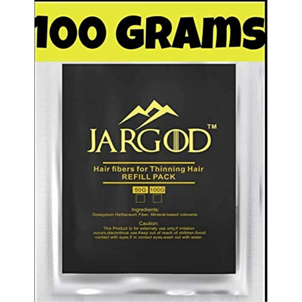 JARGOD refill pouch front view showing product branding and full 100g supply