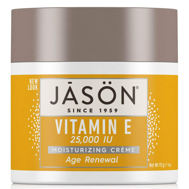 JASON jar front view showing label and nourishing vitamin E benefits