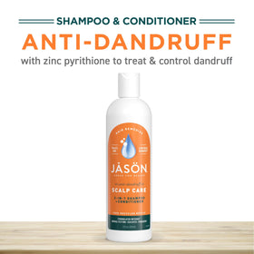 JASON bottle on bathroom shelf showing lifestyle use and easy access