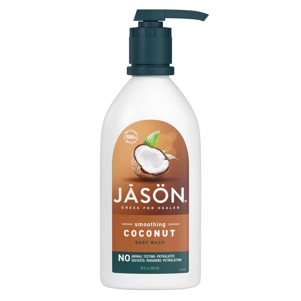 JASON front packaging showing label and 30 oz size for clear product info