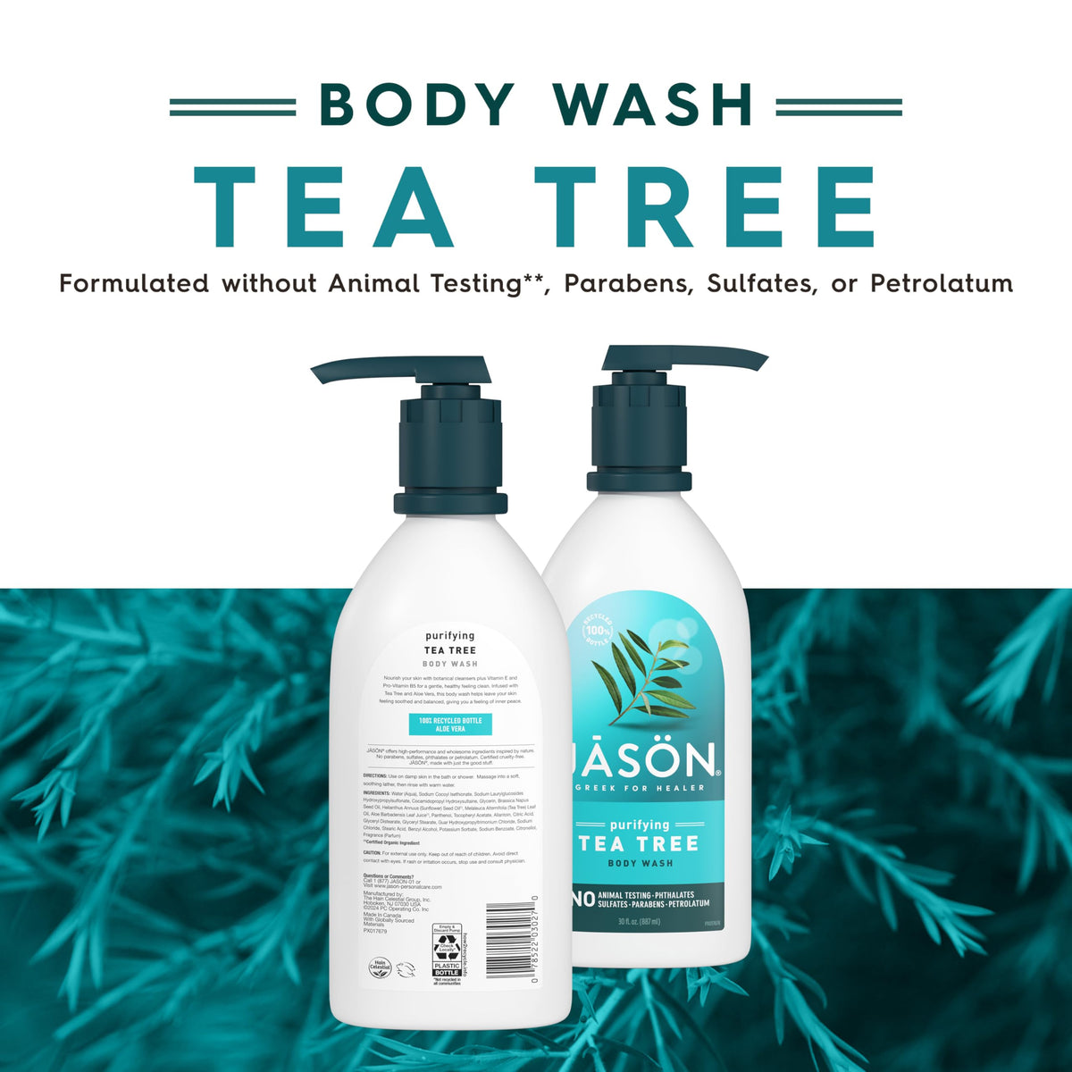 JASON pump dispensing gel for easy one‑hand shower use benefit