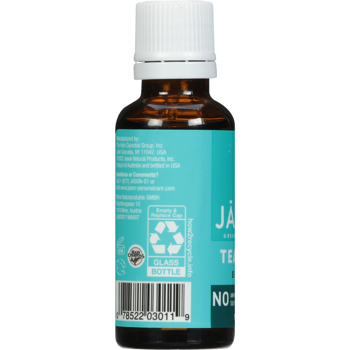 Jason oil applied to hand illustrating skin absorption and targeted care benefit