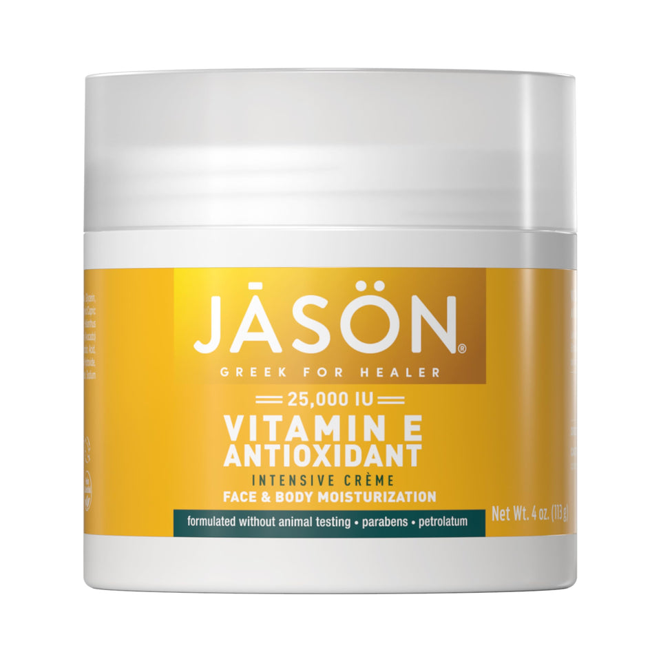JASON front jar showing label and compact 4 fl oz size for easy storage