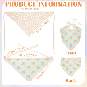 JATEBI trio of black beige khaki bandanas demonstrating color choices for outfits
