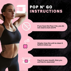 Jawzrsize in gym lifestyle setting highlighting on-the-go facial fitness benefit