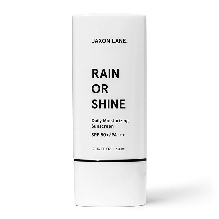 JAXON LANE front tube showing clear SPF 50 protection benefit