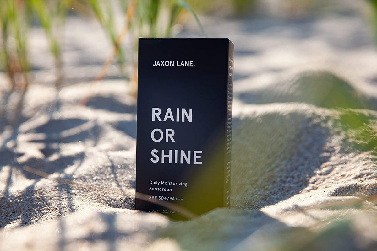 JAXON LANE travel size tube in a pouch showing portability benefit