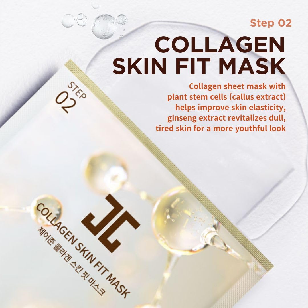JAYJUN mask worn on face showing instant plumping and coverage