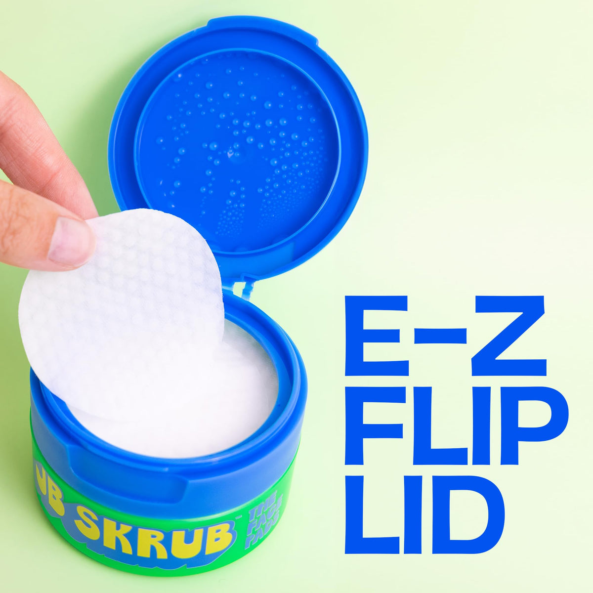 Natural extracts with JB SKRUB label showing niacinamide and aloe for soothing