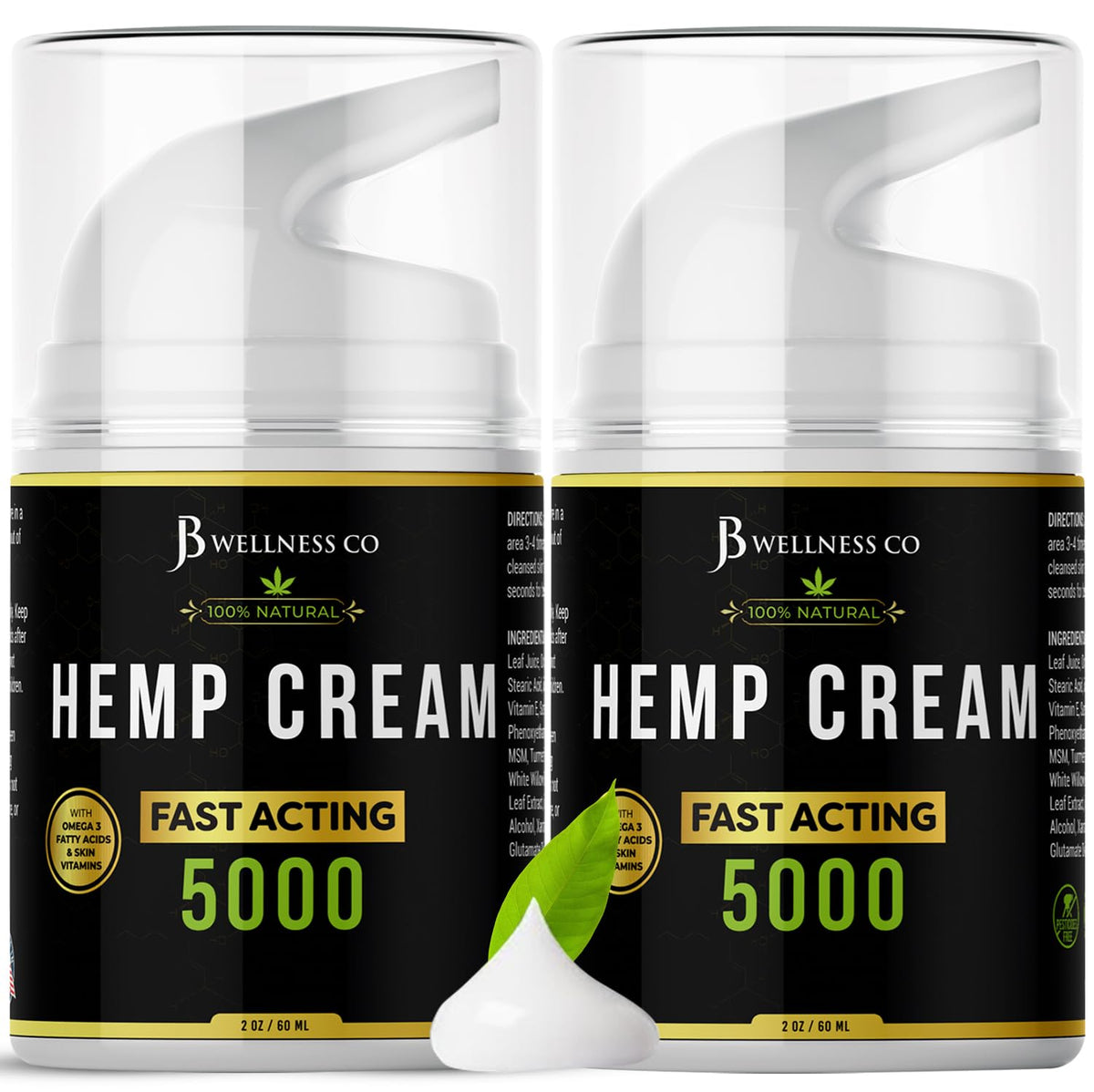 JB Wellness Co hemp cream in bathroom setting demonstrating everyday use and tidy storage benefit