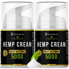 JB Wellness Co hemp cream in bathroom setting demonstrating everyday use and tidy storage benefit