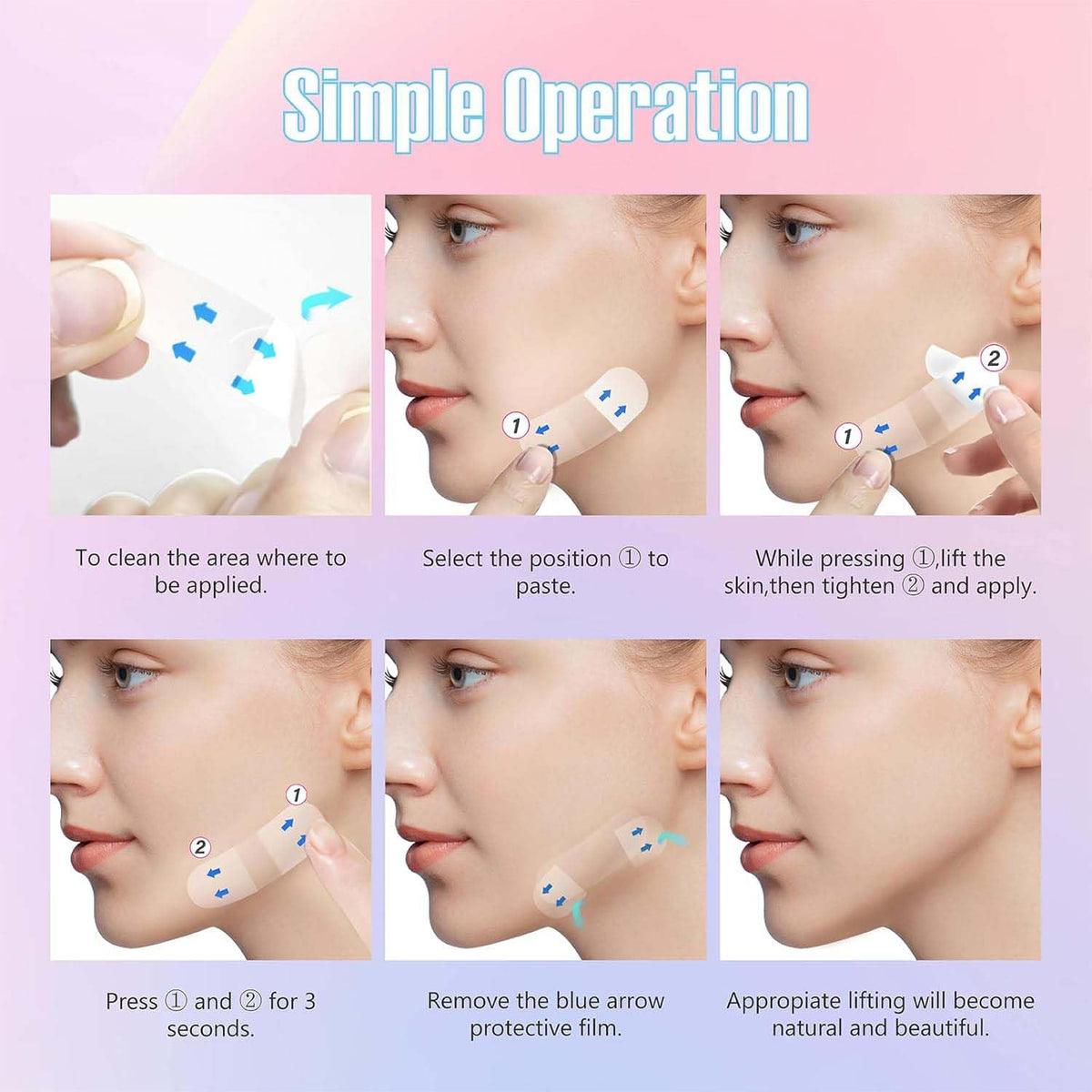 JBSZTH gentle removal from skin showing no residue and comfortable take-off benefit