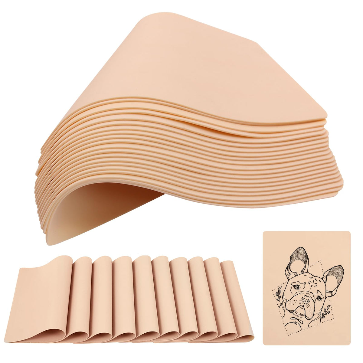 Jconly front packaging showing 30 practice skin sheets and clear branding benefit practice ready