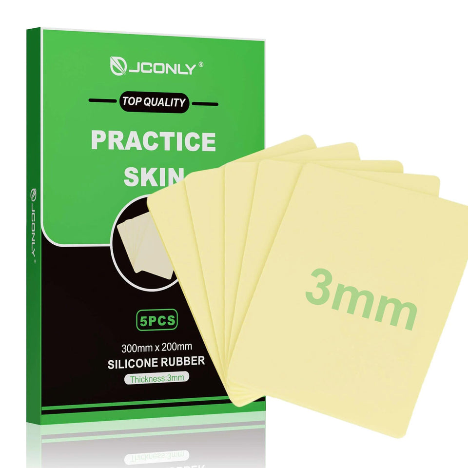 Jconly front packaging showing five practice skins and product labeling benefit realistic training