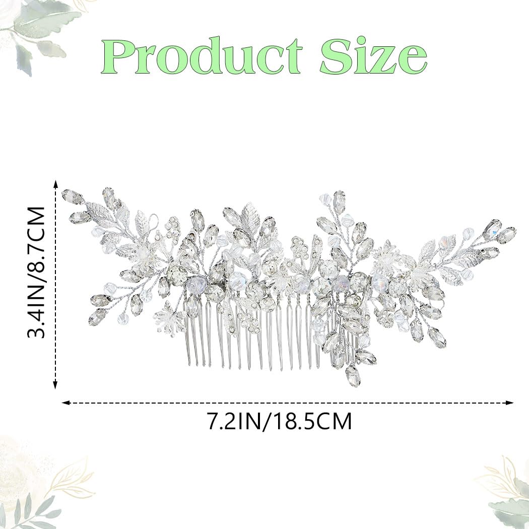 JEAIRTS comb placed in bridal updo demonstrating polished finish