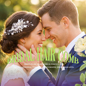 JEAIRTS comb styled in bridal updo illustrating finished look
