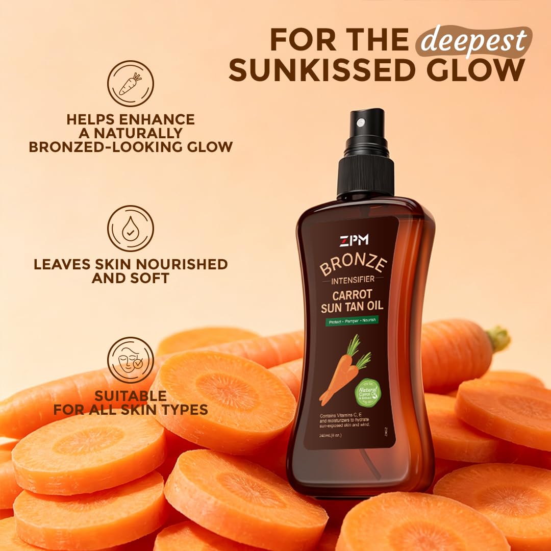jeallis label close-up highlighting carrot oil and vitamin E benefits