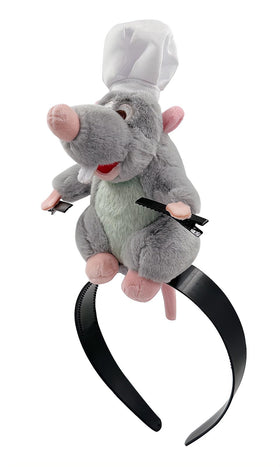 JEGERMIG front view of mouse headband showing full plush design and wearability