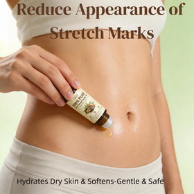 Jeirrzi oil texture drop on skin highlighting smooth conditioning benefit