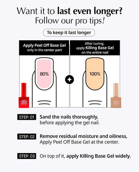 JelloJello cured nails detail demonstrating glossy finish and long-lasting hold benefit