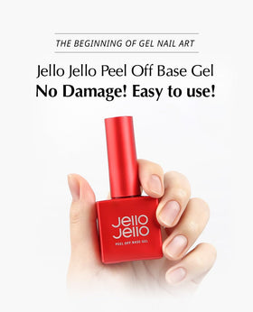JelloJello removal process demonstration showing gentle peel-off after using OneKillGelRemover