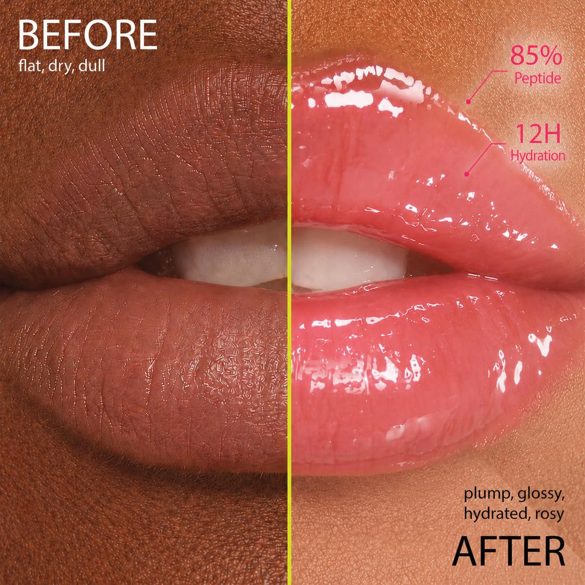 JÉMYU texture close-up glossy drop showing smooth, non-sticky shine