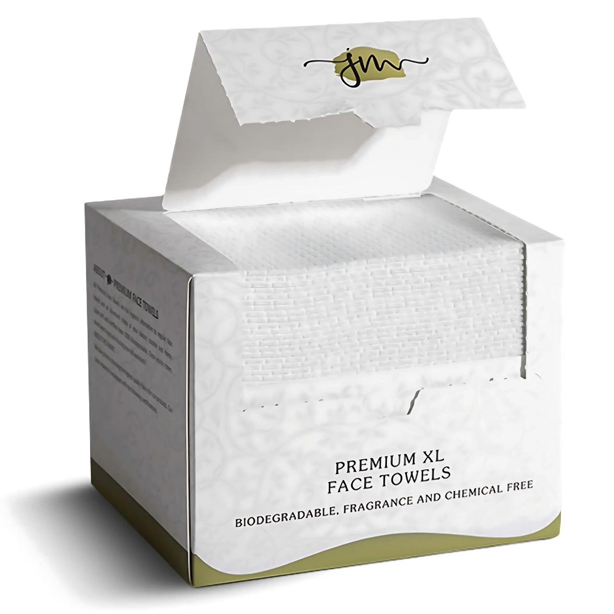 JenMom front packaging showing 50-count biodegradable towels for quick selection