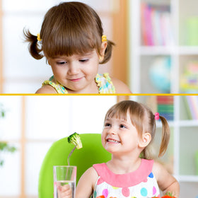 JenPen in toddler hair ponytail showing secure hold and no-pull comfort benefit