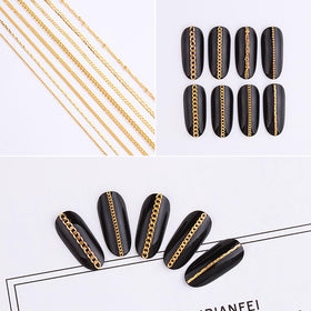 JERCLITY display of varied chain widths and patterns highlighting versatile styles for DIY projects
