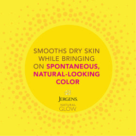 Jergens bottle with coconut and vitamin E highlighting nourishing ingredients
