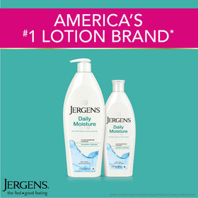 Jergens being smoothed onto arm to show visible softening benefit