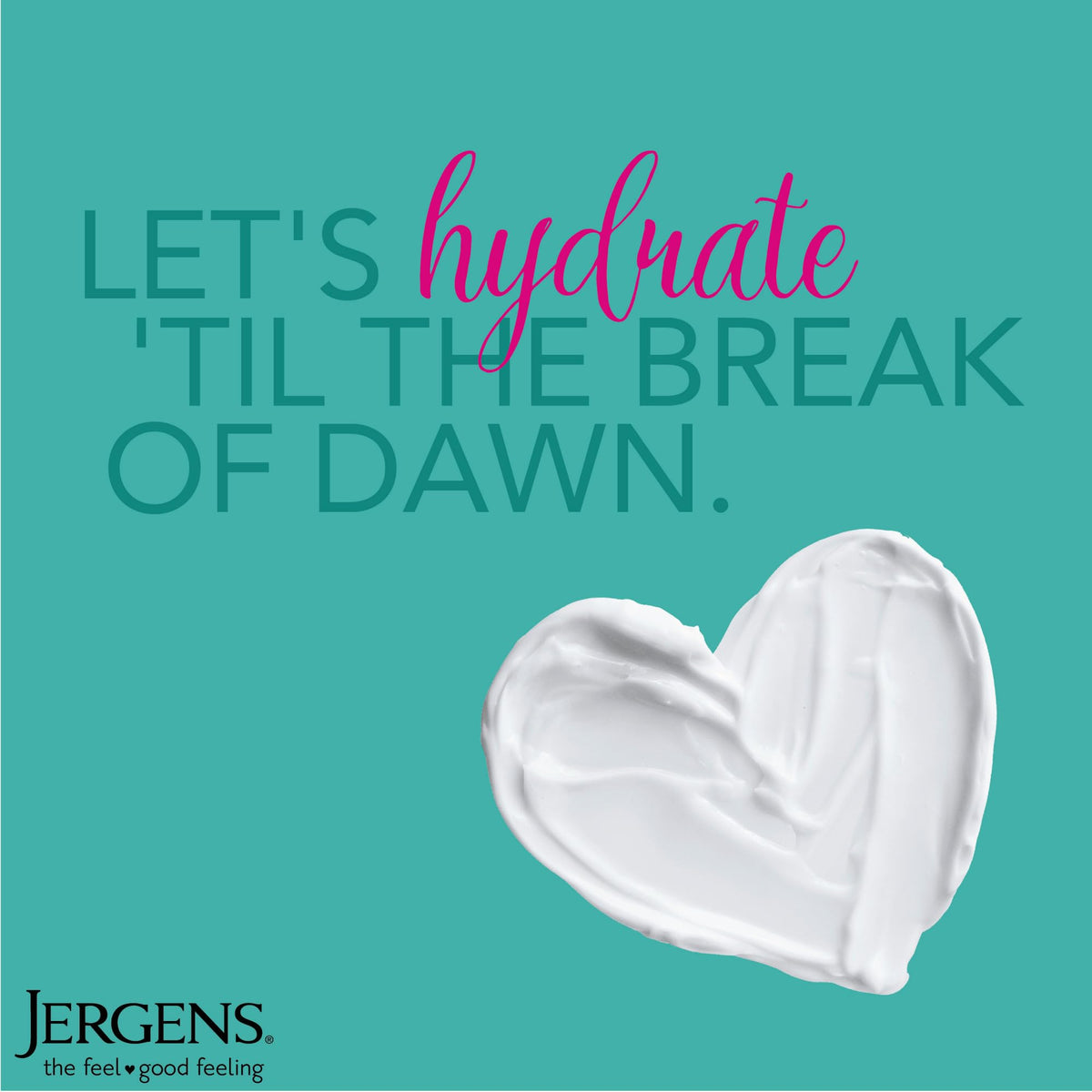 Jergens pump dispenser detail enabling easy, mess-free daily application