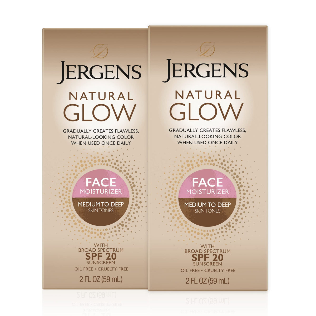 Jergens face pack front showing clean packaging and benefits