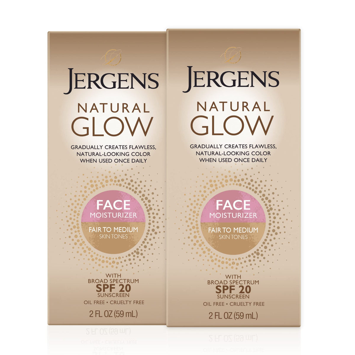 Jergens front packaging showing bottle and branding for easy recognition