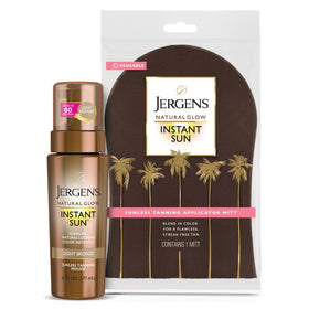 Jergens bottle front view showing product and size for quick identification
