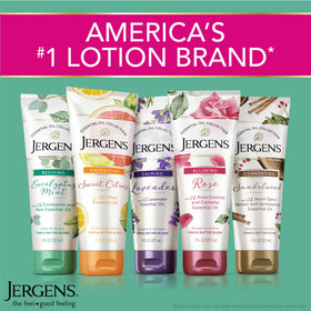 Close-up of shea cocoa mango butters highlighting Jergens nourishing ingredients