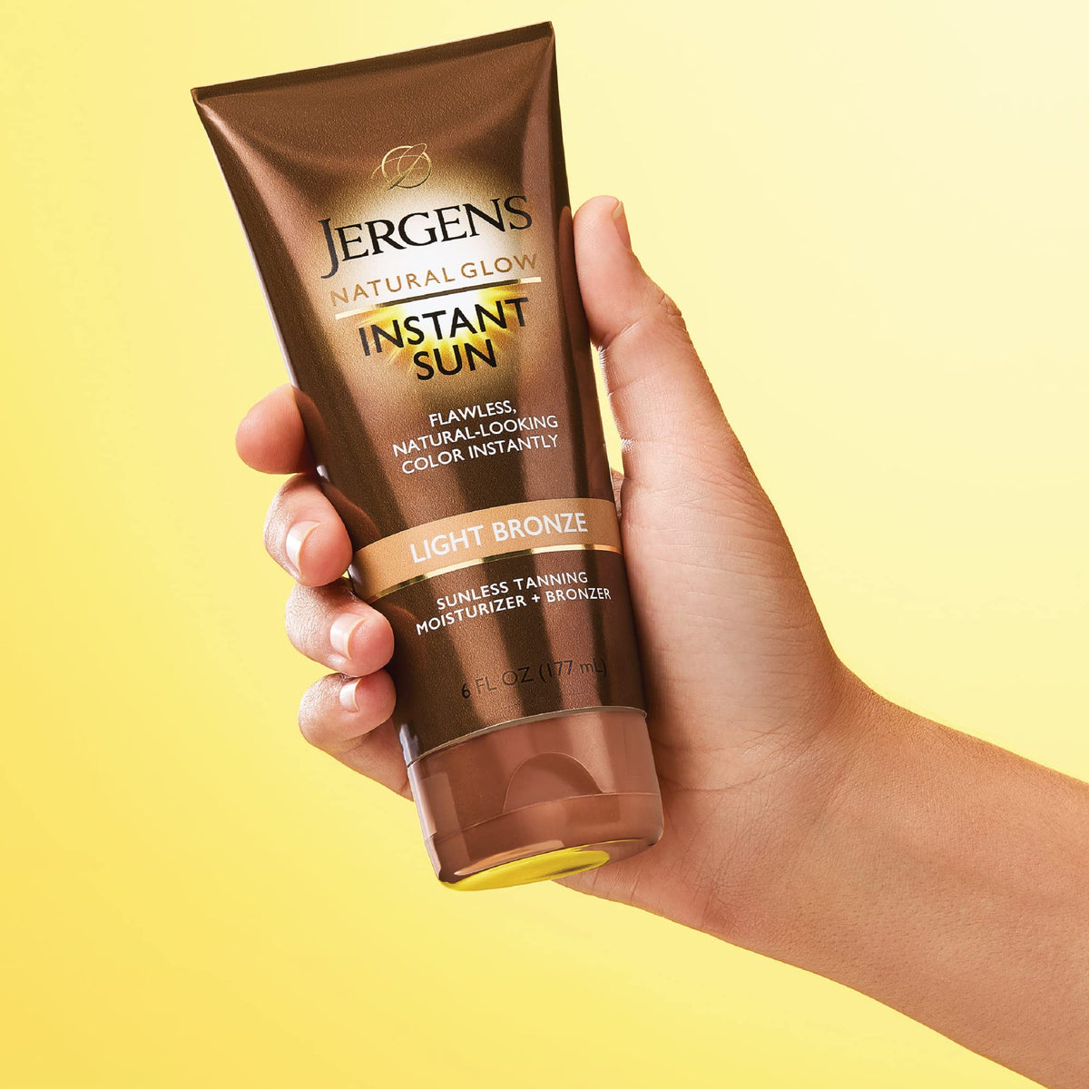 Jergens moisturized skin after application showing dewy, healthy-looking finish benefit