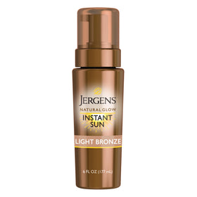 Jergens mousse front packaging showing product and quick-dry benefit
