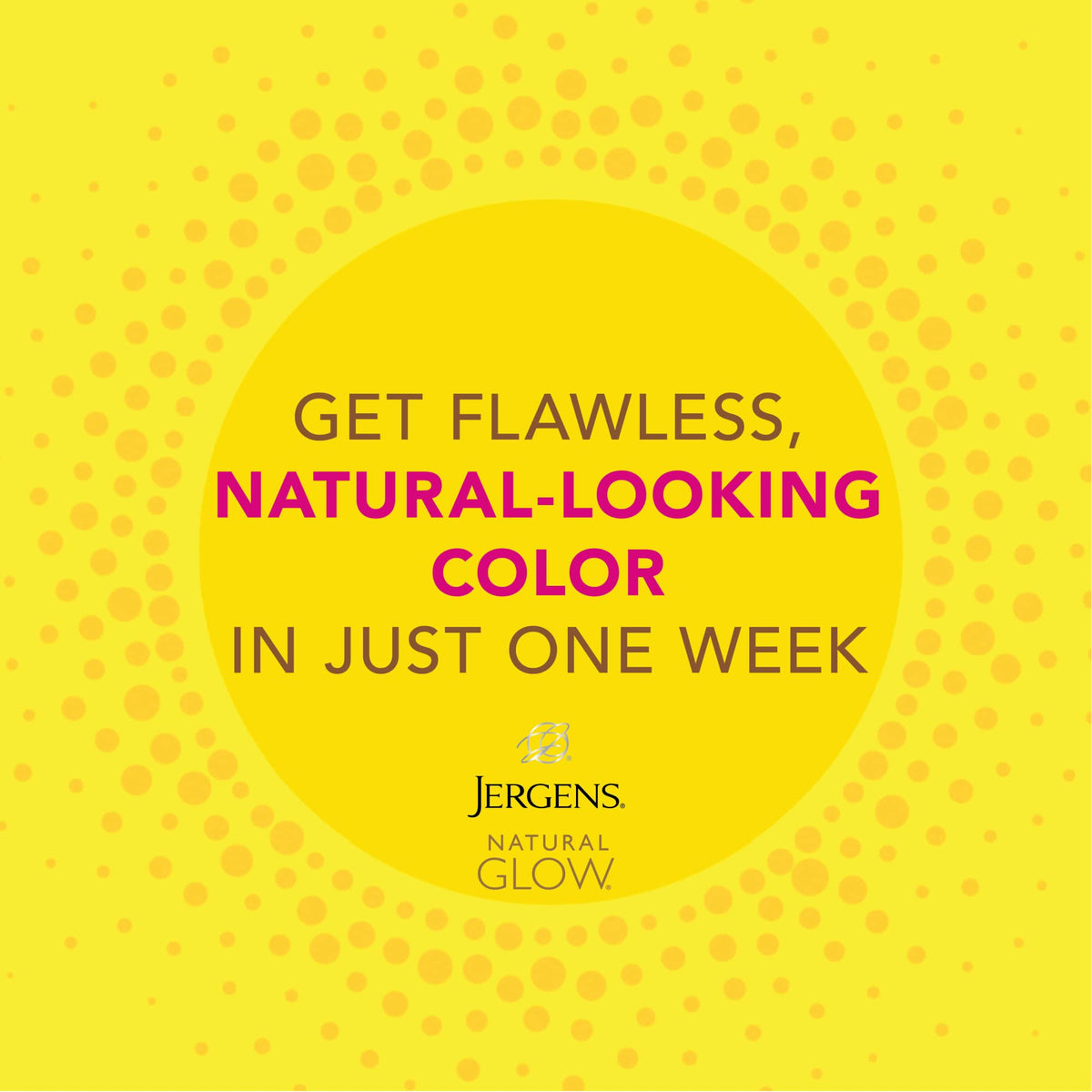 Jergens Natural Glow applied on wet skin to show quick absorption
