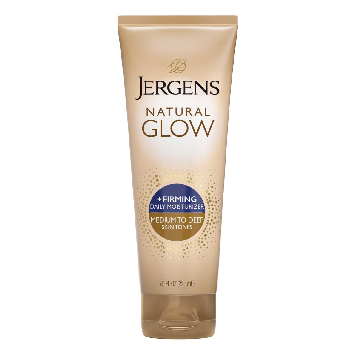 Jergens bottle front packaging showing product name and size, clear benefits