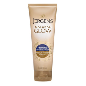 Jergens bottle front packaging showing product name and size, clear benefits