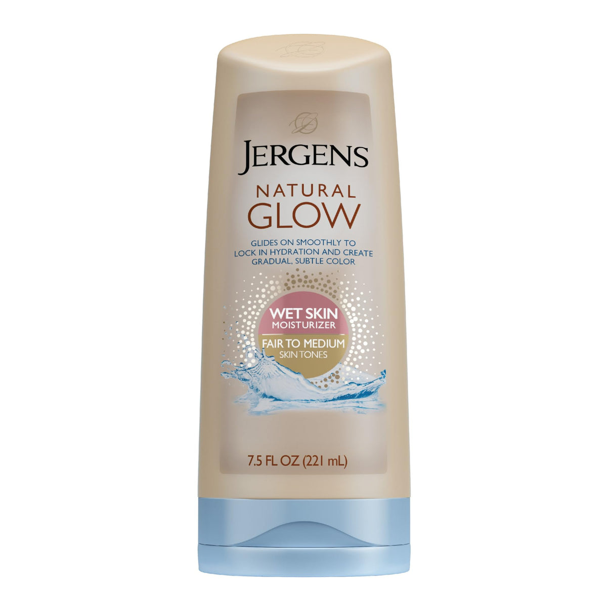 Jergens front packaging showing bottle and product name, clear quick-identification benefit