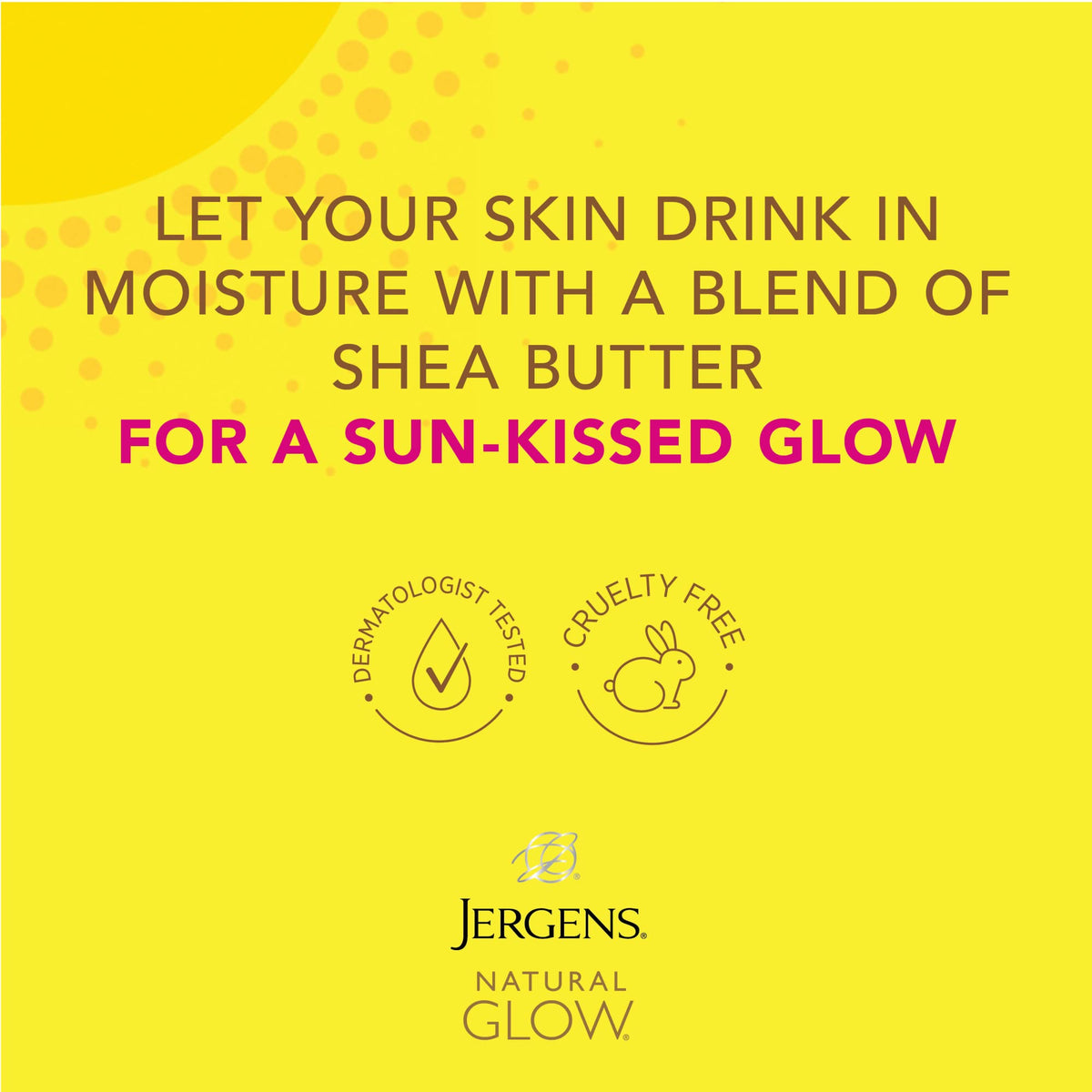 Jergens Natural Glow lotion texture close-up demonstrating smooth glide