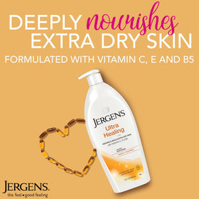 Jergens open pump dispenser demonstrating easy use and quick application benefit