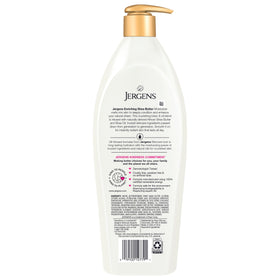 Jergens on bathroom vanity lifestyle shot conveying daily routine and comforting scent