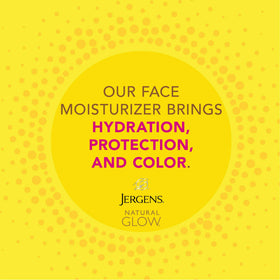 Jergens cream texture close-up showing lightweight, fast absorbing formula