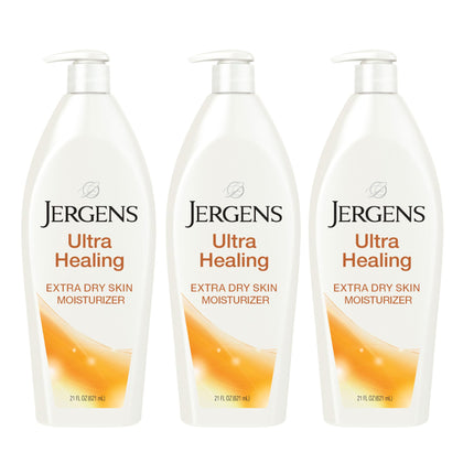 Jergens front packaging showing bottle and label, highlights long-lasting hydration